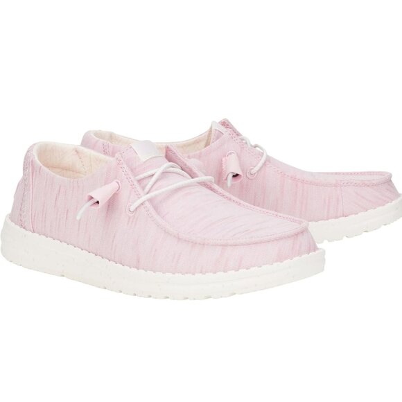 HEY DUDE Bubblegum Pink Wendy Comfortable & Lightweight Slip-On Loafer 7 NEW! - Picture 1 of 7